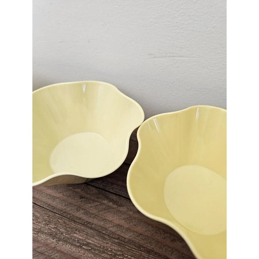 Greg Natale – Set of 4 Melamine Bowls Shades Of Yellow Excellent Condition